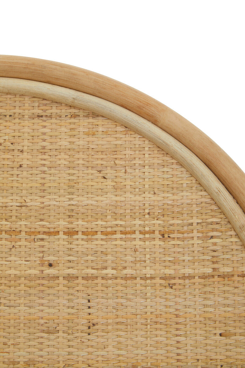 Natural Rattan Round Side Table