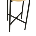 Small Rattan Planter with Metal Stand
