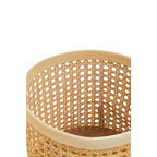 Small Rattan Planter with Metal Stand