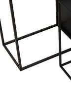 Black Metal Set of 3 Nesting Side Tables
