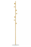 Gold and White Coat Stand