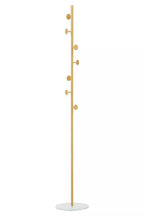 Gold and White Coat Stand