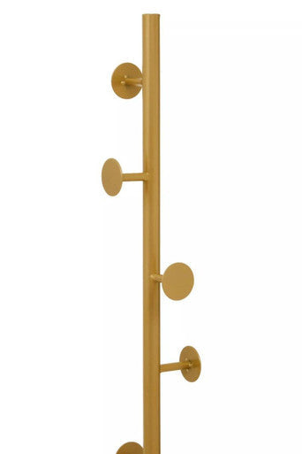 Gold and White Coat Stand