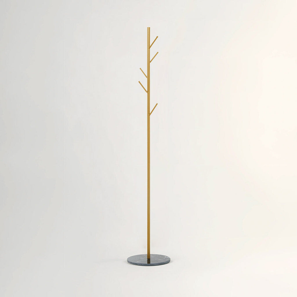 Gold and Black Coat Stand