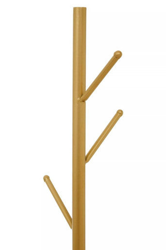 Gold and Black Coat Stand