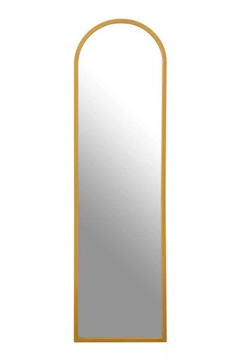 Gold Finish Floor Mirror