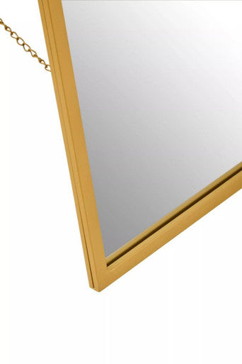 Gold Finish Floor Mirror
