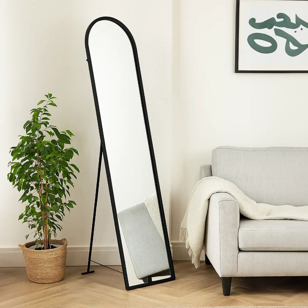 Black Floor Mirror