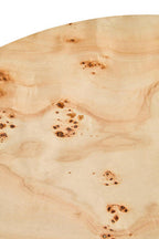 Natural Burl Wood Round Coffee Table
