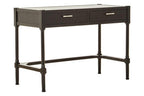 Black Wooden 2 Drawer Desk