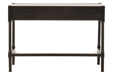 Black Wooden 2 Drawer Desk