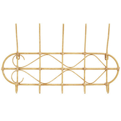 Natural Rattan Five Hook Hanger