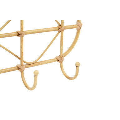 Natural Rattan Five Hook Hanger