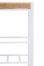 Natural Rope and White Bar Stool