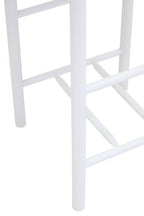 Natural Rope and White Bar Stool