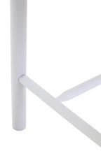 Natural Rope White Beechwood Stool with Handwoven Seat