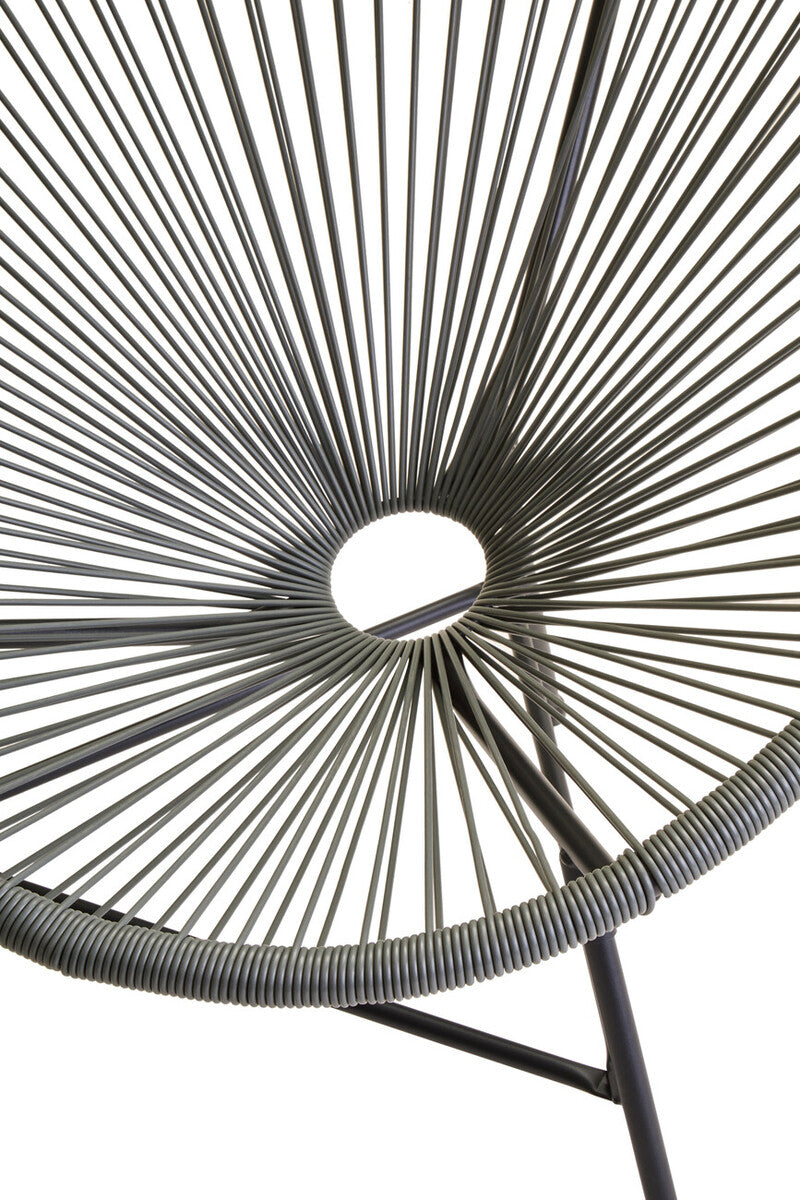 Grey 3 Piece Rattan Patio Set