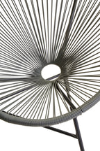 Grey 3 Piece Rattan Patio Set