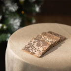 Set of 4 Wooden Berry Etched Coasters