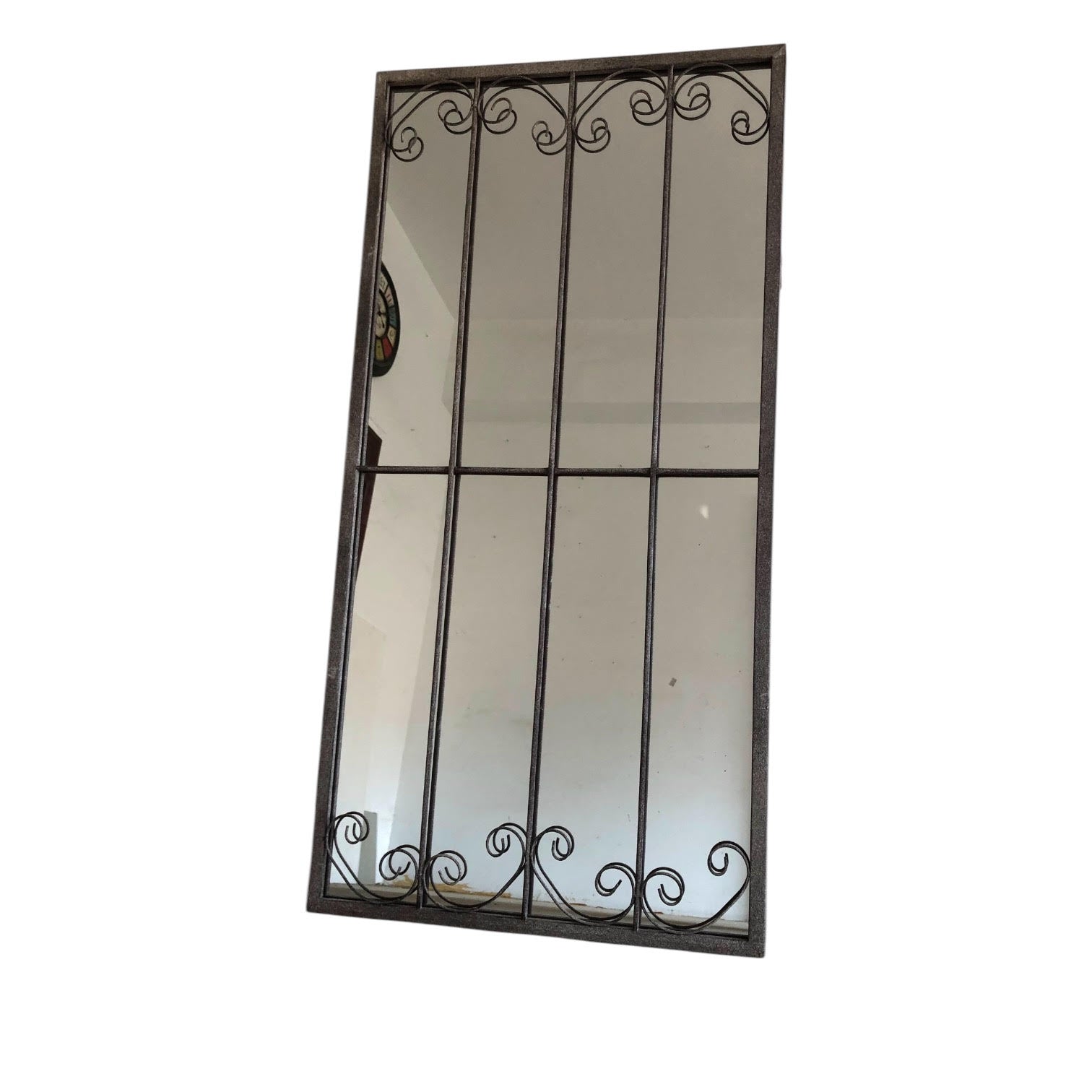 120cm Metal Window Wall Mirror