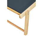 Khaki Wooden Lounger