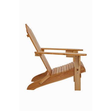 Natural Finish Wooden Slatted Chair