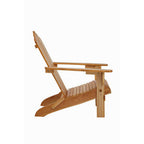 Natural Finish Wooden Slatted Chair