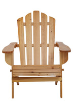 Natural Finish Wooden Slatted Chair