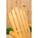 Natural Finish Wooden Slatted Chair