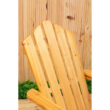 Natural Finish Wooden Slatted Chair