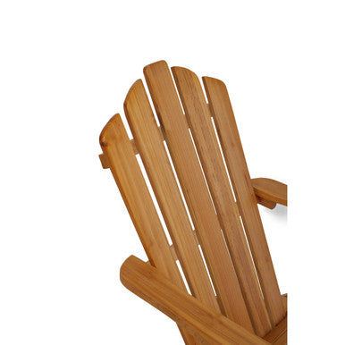 Natural Finish Wooden Slatted Chair