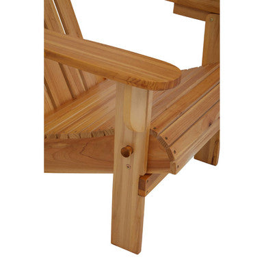 Natural Finish Wooden Slatted Chair