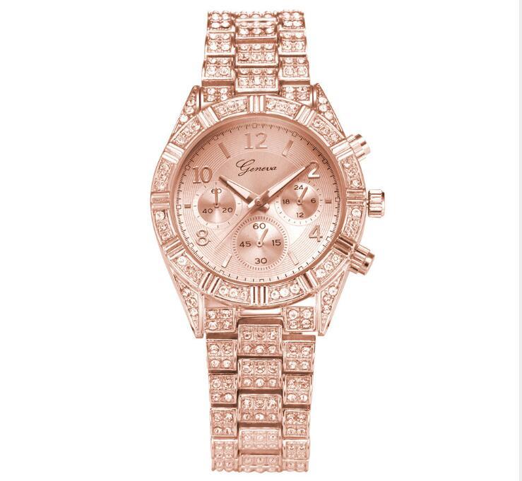 Women's Crystal Quartz Analog Wrist Watch