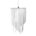 White Acrylic Laser Cut Pendant Light