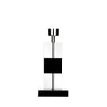 Black Crystal Lamp Base