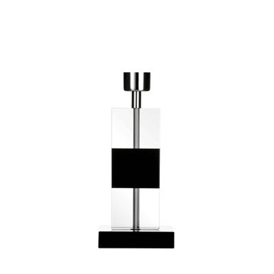 Black Crystal Lamp Base