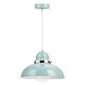 Blue Bowl Shaped Pendant Light
