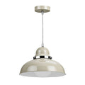 Clay Colour Bowl Shaped Pendant Light