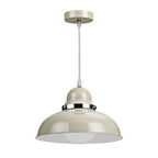Clay Colour Bowl Shaped Pendant Light