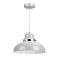 Flint Grey Bowl Shaped Pendant Light