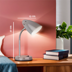 Grey Desk Lamp