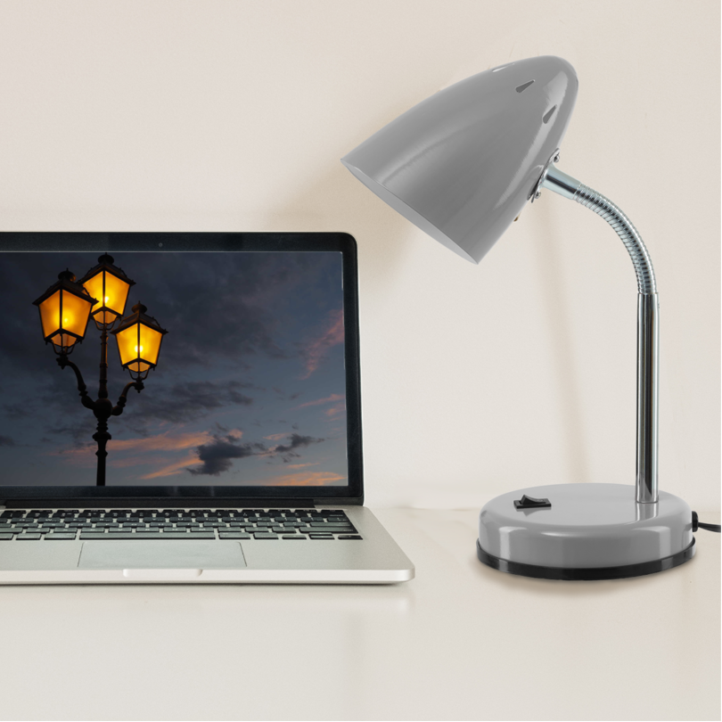 Grey Desk Lamp