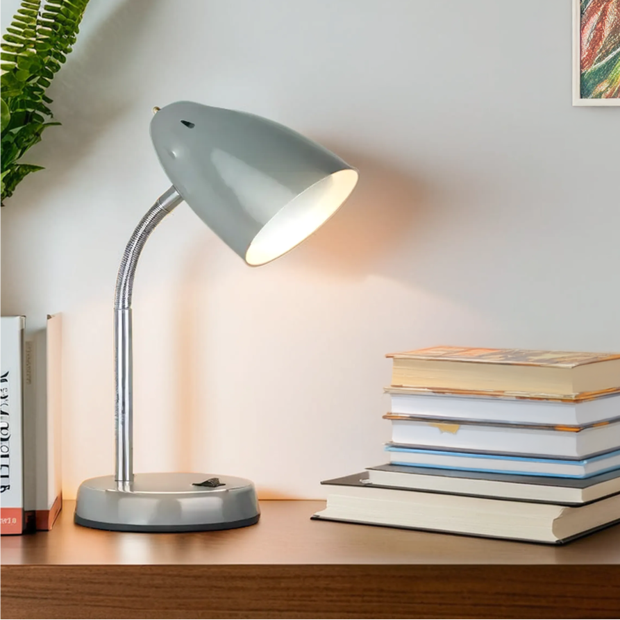 Grey Desk Lamp