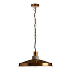 Copper Finish and Aluminium Pendant Light
