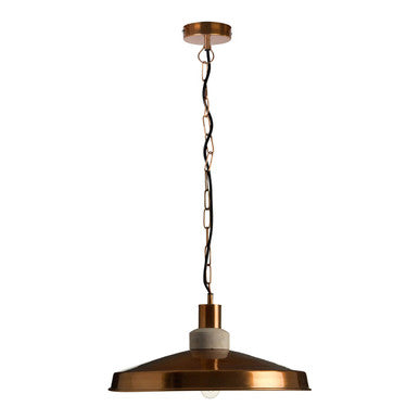 Copper Finish and Aluminium Pendant Light