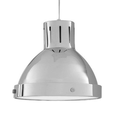 Bowl Shaped Pendant Light with Chrome Finish