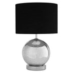 Black Fabric Shade Bedside Lamp