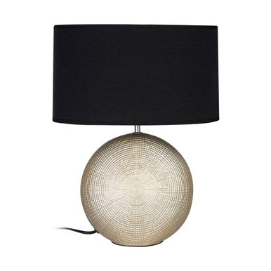Black and Gold Bedside Table Lamp