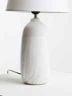 Stylish White Ceramic Bedside Lamp