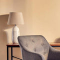 Stylish White Ceramic Bedside Lamp